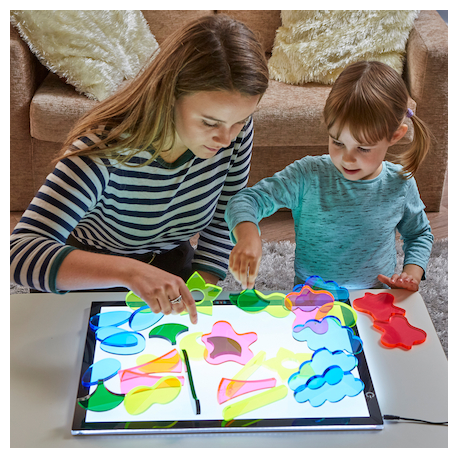 Formes en acrylique pour boîte lumineuse