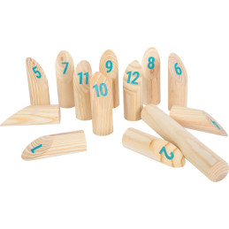 Jeu viking Kubb avec chiffres "Active"