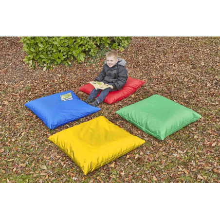 Lot de 4 coussins géants d'extérieur