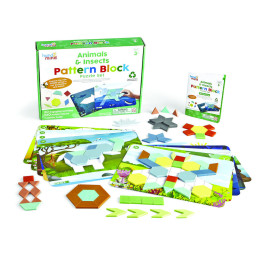 Kit de puzzles de formes en plastique Animaux et insectes
