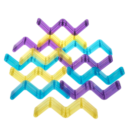 Lot de 12 zig-zags empilables rayonnants