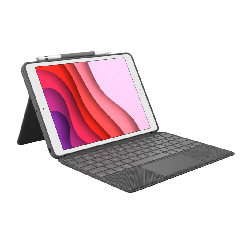 Logitech Combo Touch - Clavier iPad (7e, 8e et 9e générations)