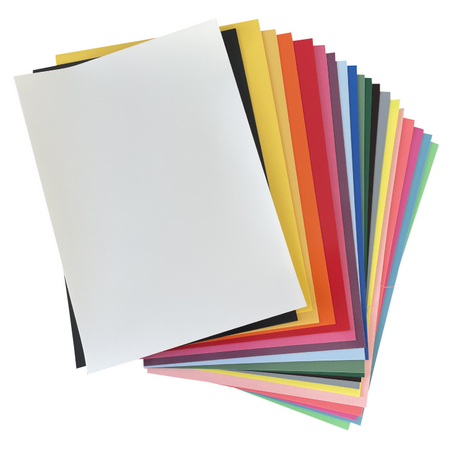 Lot de 20 Feuilles Effet Velours Poli-Flock - Format A4