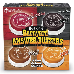 Buzzers de la ferme (jeu de 4)