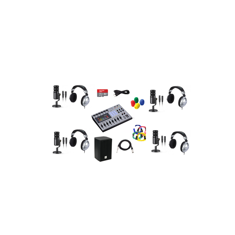 WebRadio Podtrack P8 Classique avec microphones de table