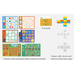 Carte d'exploration Mathématiques pour Matatalab Coding Set ou Tale-Bo