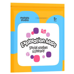 Carte d'exploration Sciences sociales pour Matatalab Coding Set ou Tal