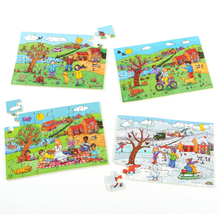 Puzzles Quatre saisons 4pcs