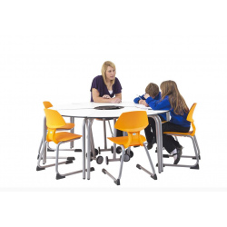 Table pour étudiant 60° mobile et pliable en bois compact  Zioxi