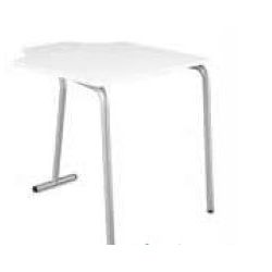 table pour etudiant 180° en melamine zioxi