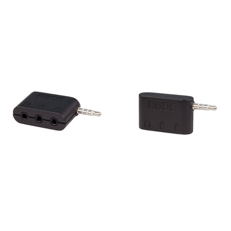 Cable adaptateur casque PC micro smartphone 3.5mm Jack femelle/Double 3.5  male